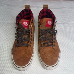 Vans Off the Wall Scotchgard Men's US 7 Brown Suede Skate Shoes Sneakers 721454